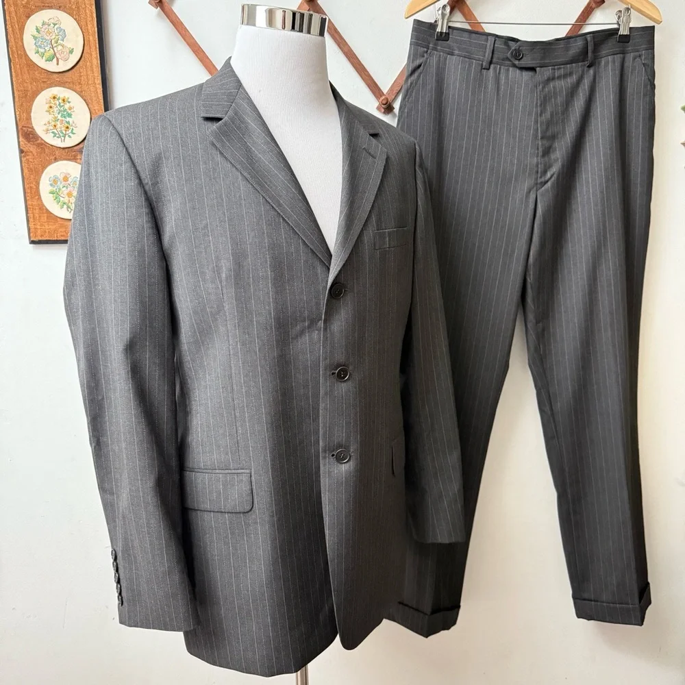 Paul Smith Wool Pinstripe 2 Piece Suit